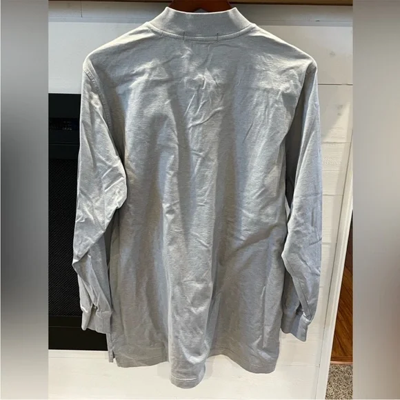 Ralph Lauren RLX Jersey Polo Shirt Carnoustie Gray quarter zip Size large - Picture 3 of 12